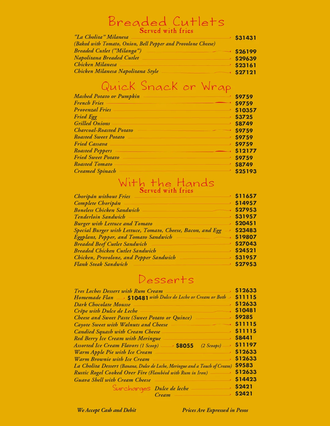 Menu — Page 4