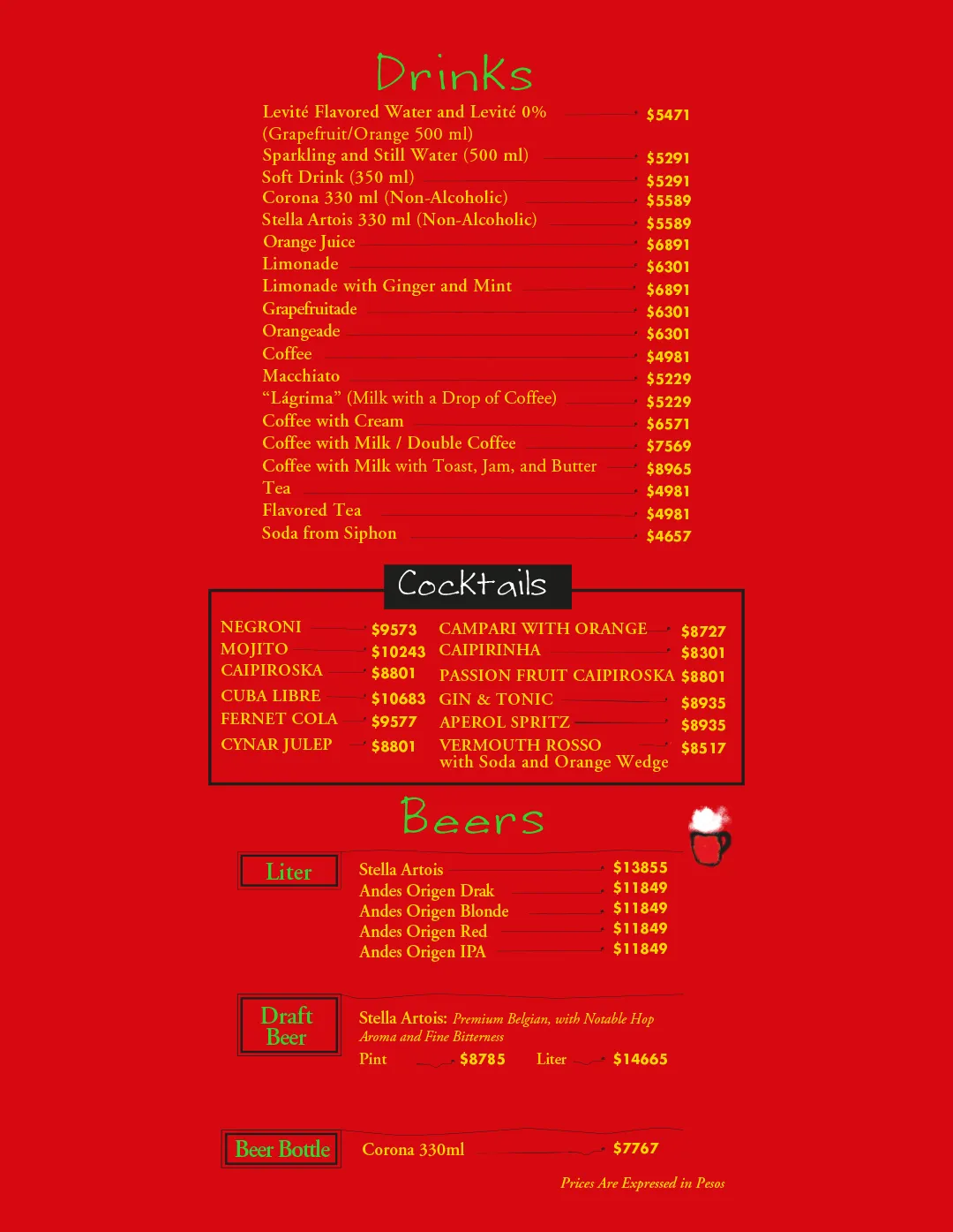 Menu — Page 5