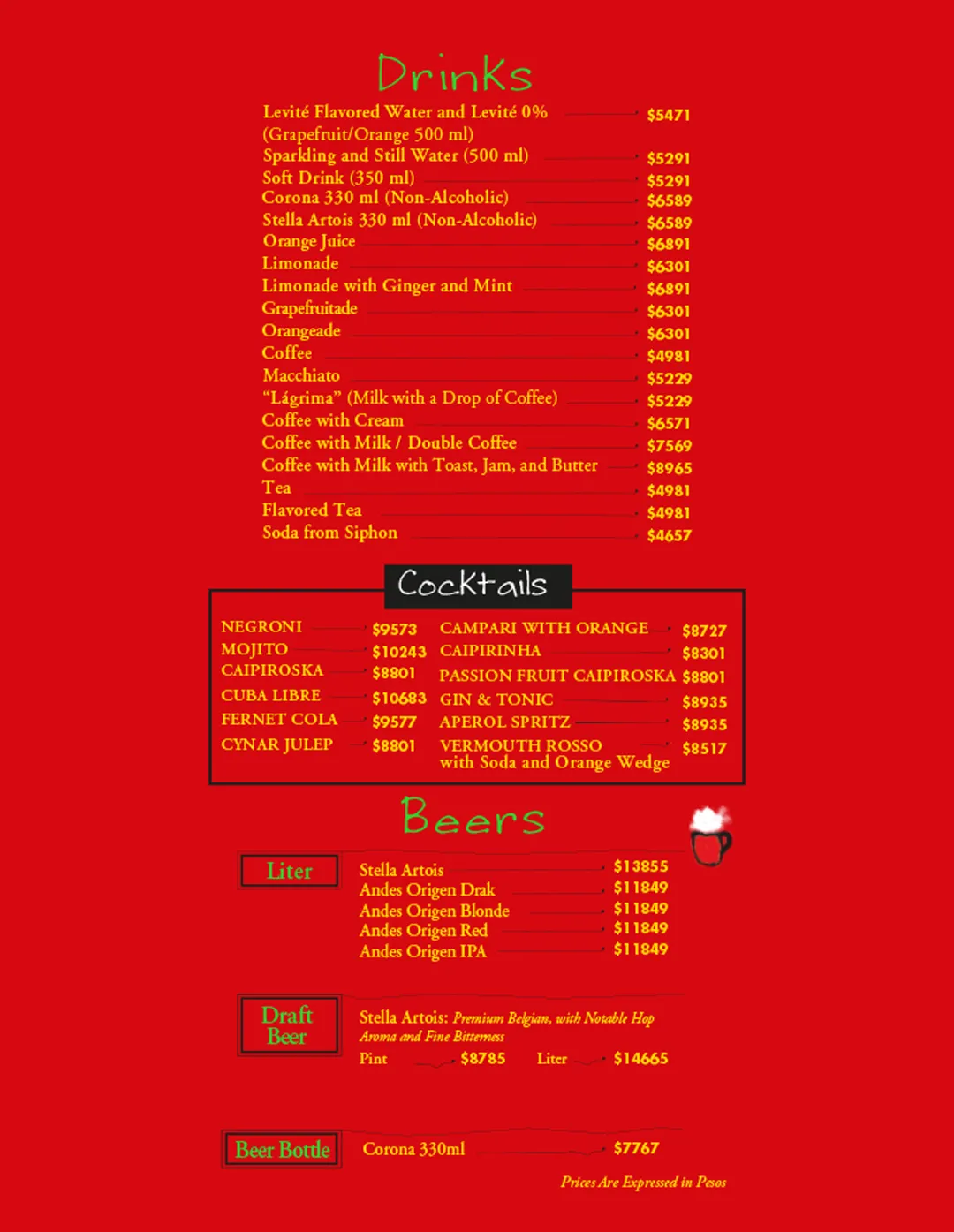 Menu — Page 5